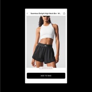 ALO Yoga Seamless Delight High Neck Bra